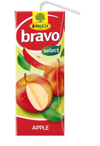 Bravo 0,2 L alma szívószálas