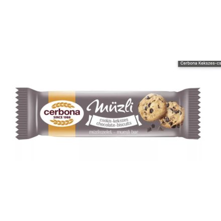 Cerbona Müzliszelet CSokis-keksz 20g