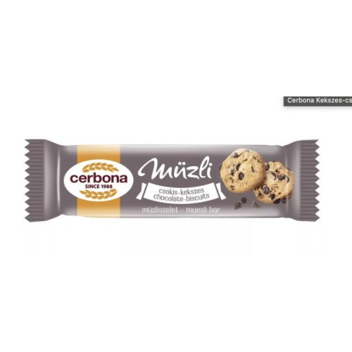 Cerbona Müzliszelet CSokis-keksz 20g