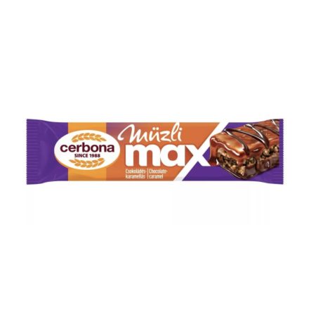 Cerbona Müzli Max csoki-karamell müzliszelet 30 g