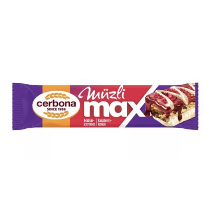 Cerbona Müzli Max málna-citrom müzliszelet 30 g