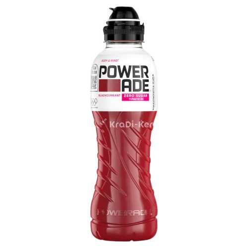 Powerade Zero feketeribizli 0,5 L