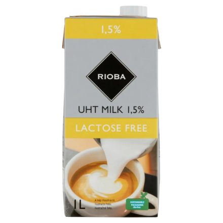 Rioba UHT tej 1,5 % laktózmentes 1 L