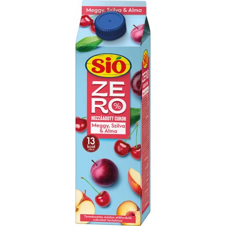 Sió Zero Meggy-szilva-alma 1L