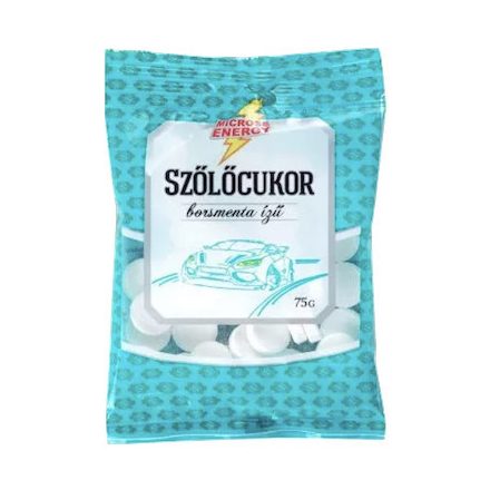 Szőlőcukor Pasztilla Menta 80 g (50 db/doboz)