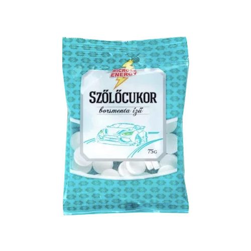 Szőlőcukor tabletta 75 g mentol (25 db/doboz)
